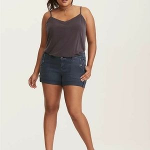 3.5 INCH MILITARY STRETCH TWILL MID-RISE SHORT BLUE